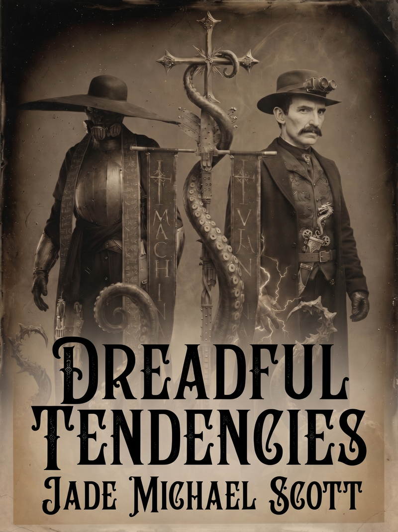 Dreadful Tendencies — adult steampunk horror novel by Jade Michael Scott, featuring Nikola Tesla and Lovecraftian cosmic horror
